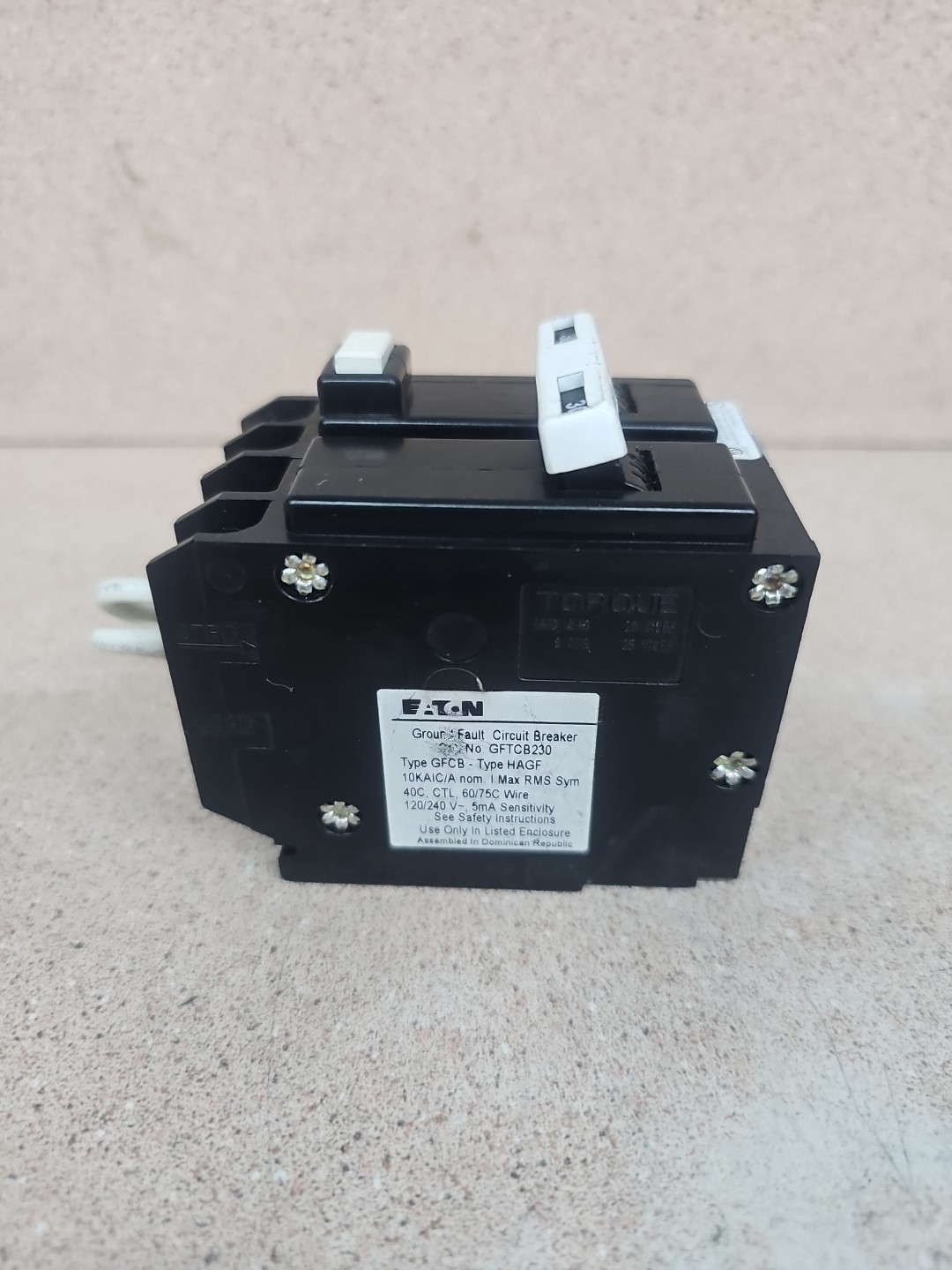 Eaton GFTCB230 Circuit Breaker 30A 2Pole 240V SW SEE PICS