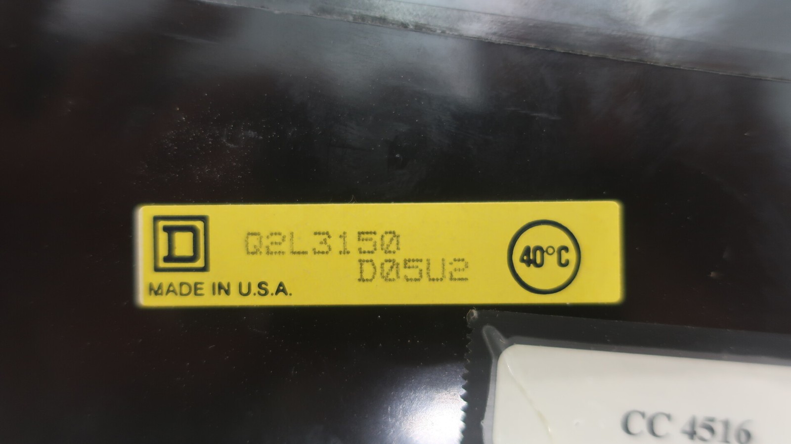 Square D Q2L3150 Molded Case Circuit Breaker 150a Amp 240v-ac 3p