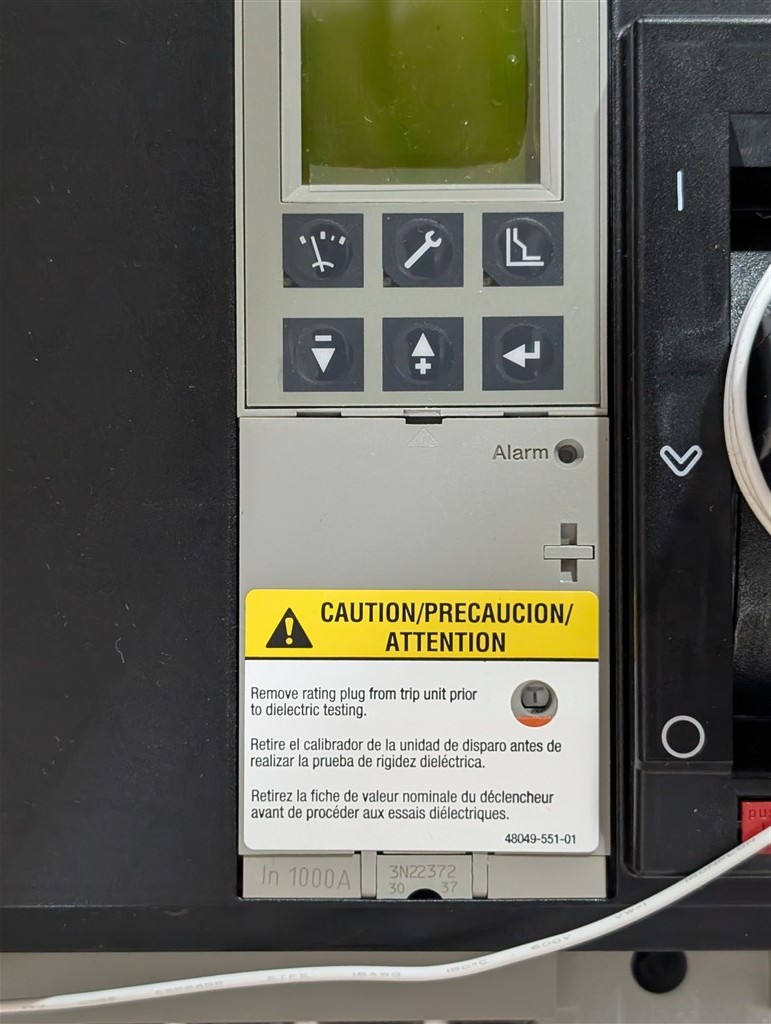 NEW 1000A Schneider RLA36100CU64AE1 PowerPact I-Line Circuit Breaker 600VAC