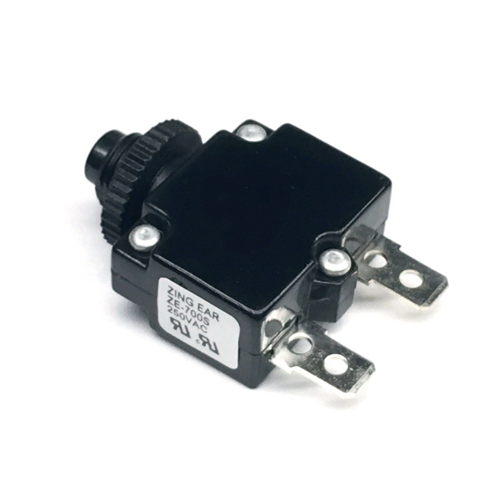 NEW 3 Amp Miniature Push Button Thermal Circuit Breaker 12-50V DC 125-250V AC
