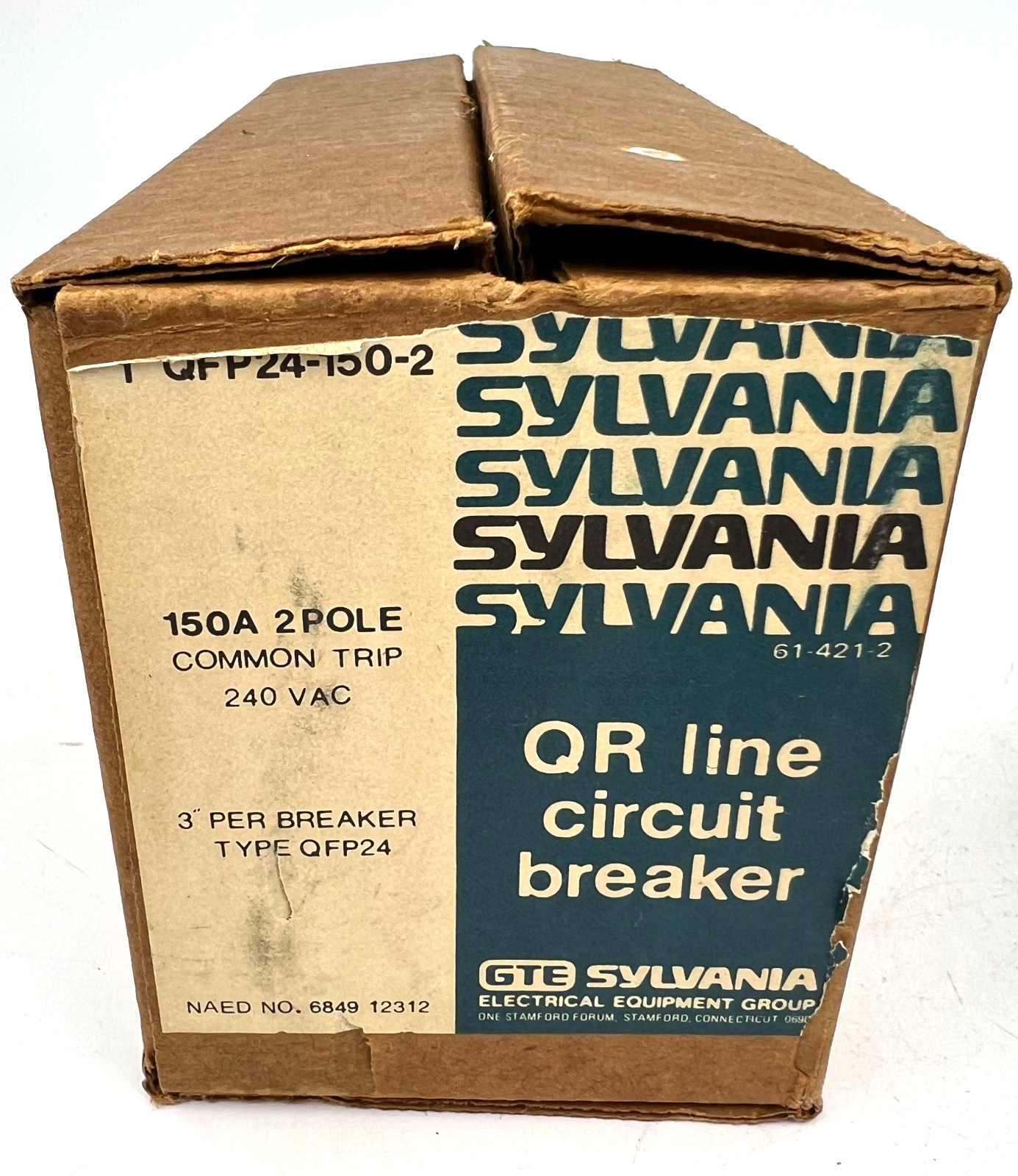Zinsco 150 Amp 2 Pole Type QFP Circuit Breaker 150A QFP24 240V — Next Day Option