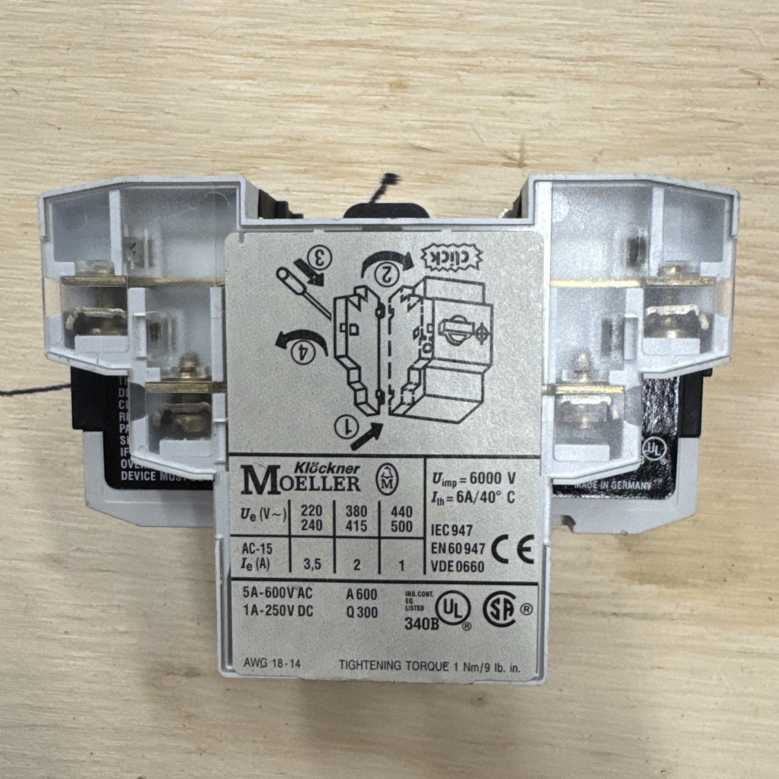 Moeller PKZM0-4 Motor Protection Circuit Breaker, 2.5-4A, 3 pole