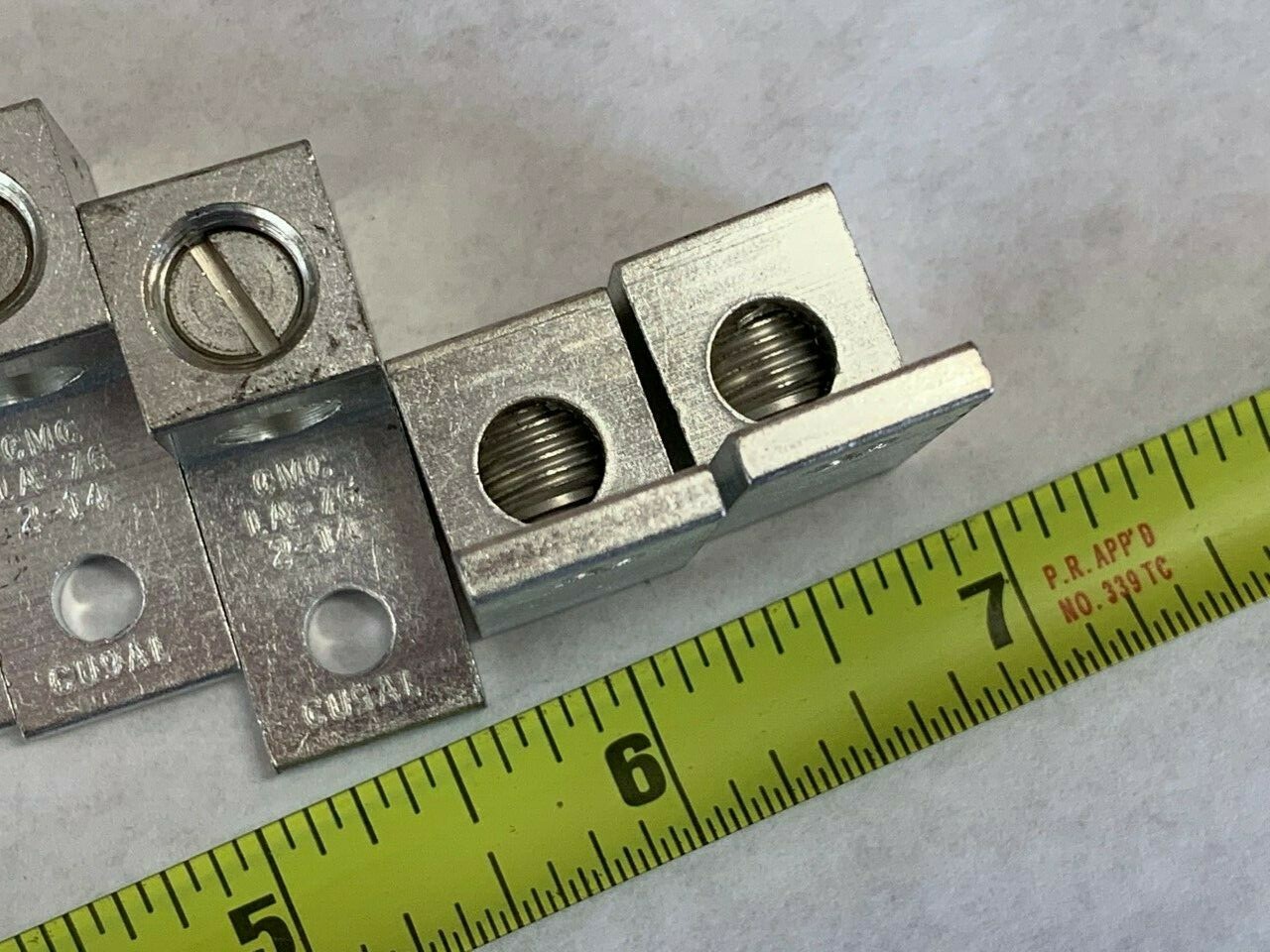 (10) Qty. of CMC LA-76 MECHANICAL ALUMINUM LUGS 2-14, CU9AL