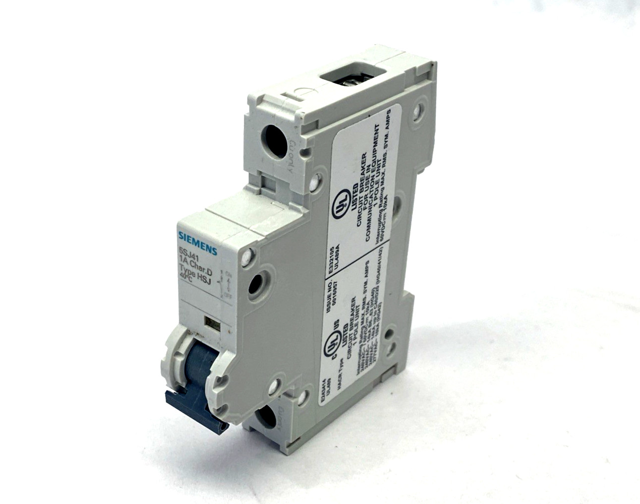Siemens 5SJ4101-8HG40 Miniature Circuit Breaker 240V 14kA 1P 1A