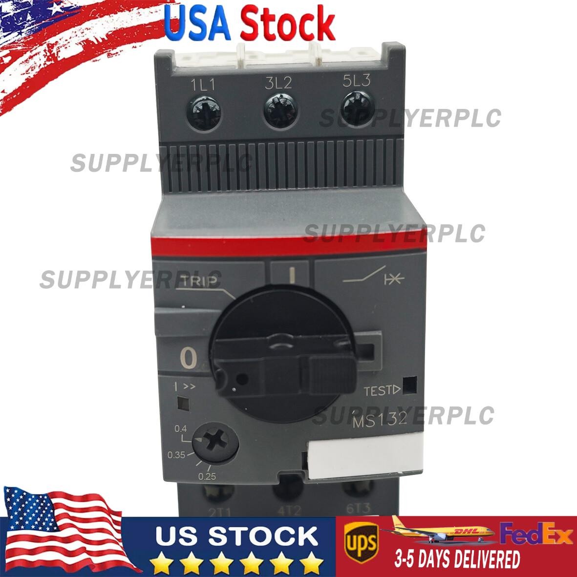 ABB MS132-0.4 manual motor starter 0.25-0.4A Motor circuit breaker US Free TAX