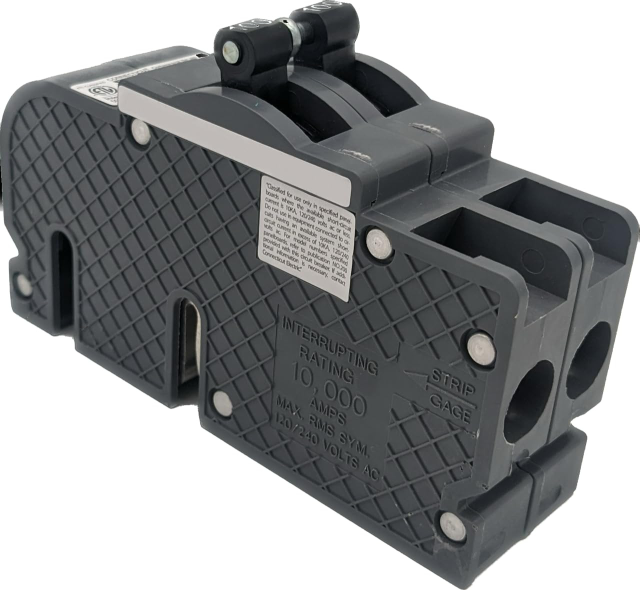 UBIZ2100-1 – 100 Amp 1-1/2 in 2-Pole Zinsco QCAL100 Compatible Circuit Breaker,