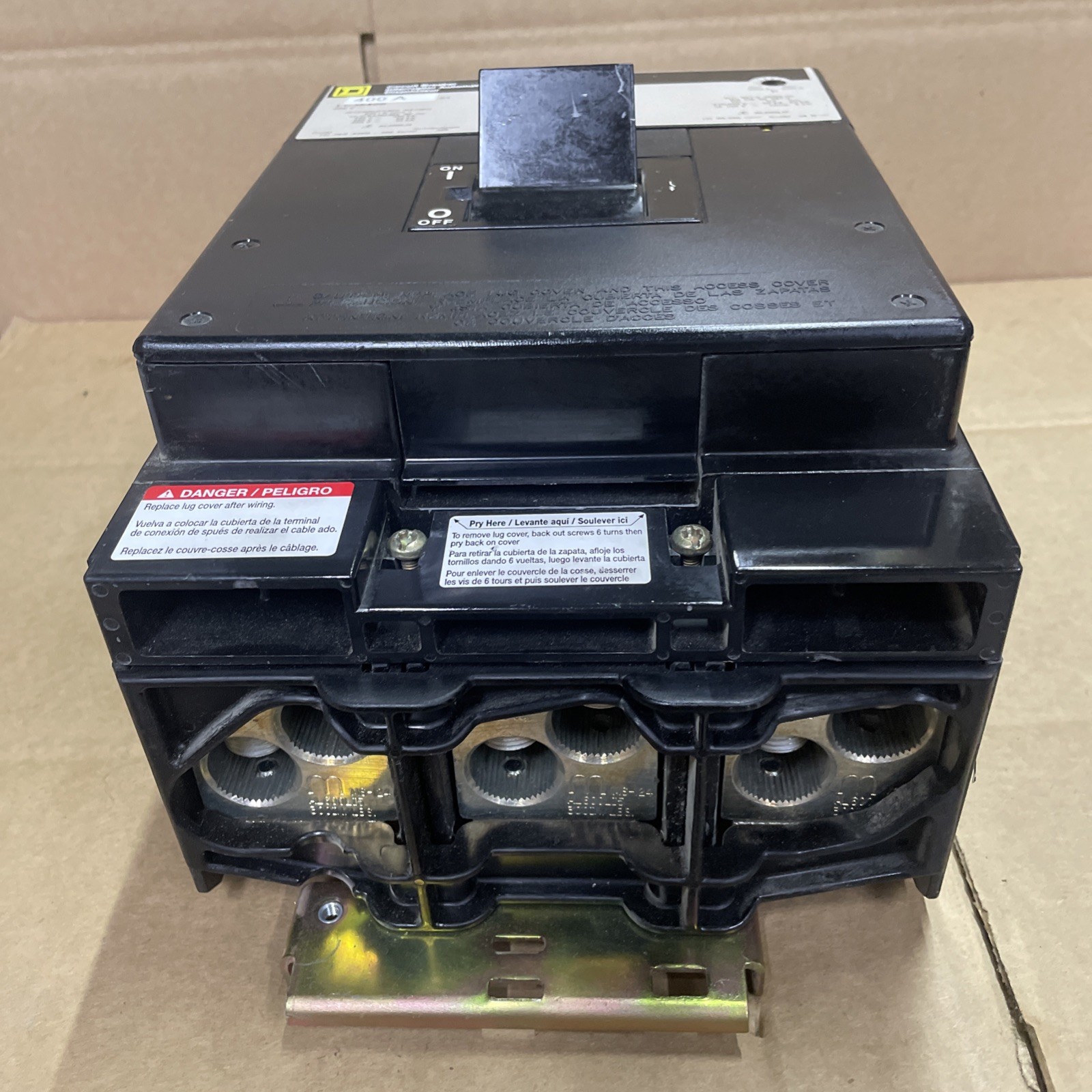 Square D LC36400 I-Line 400A 600V 3 Pole Molded Case Circuit Breaker