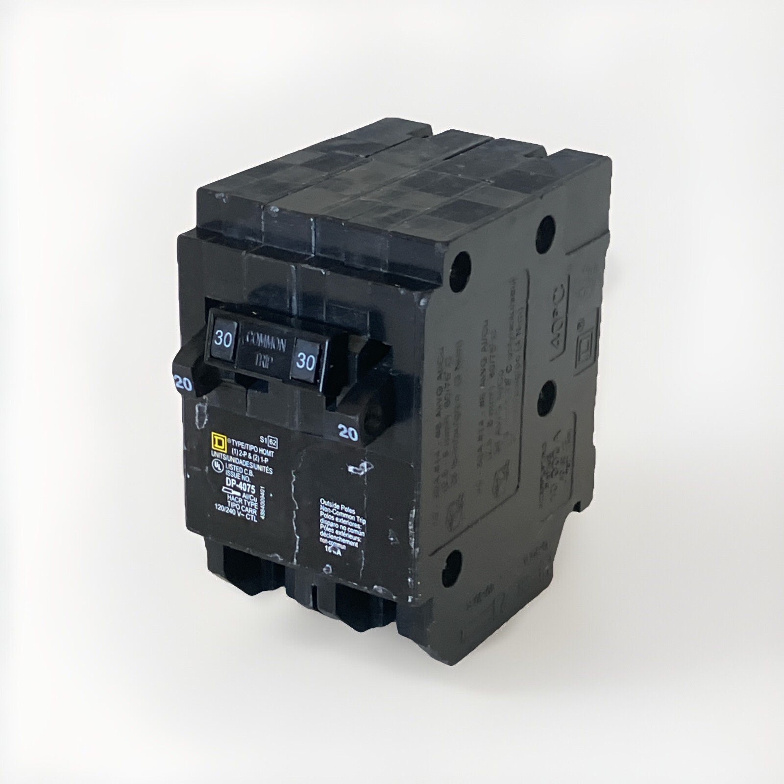 Square D HOMT2020230CP 20 A Miniature Quadplex Circuit Breaker NEW!!