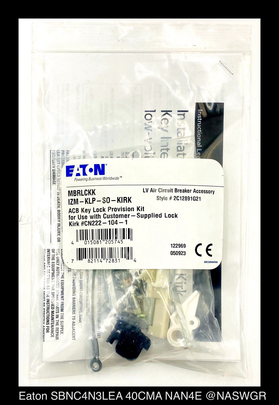 Eaton Magnum SB SBNC4N3LEA Circuit Breaker EO/DO – 4000A – Unused/Warranty