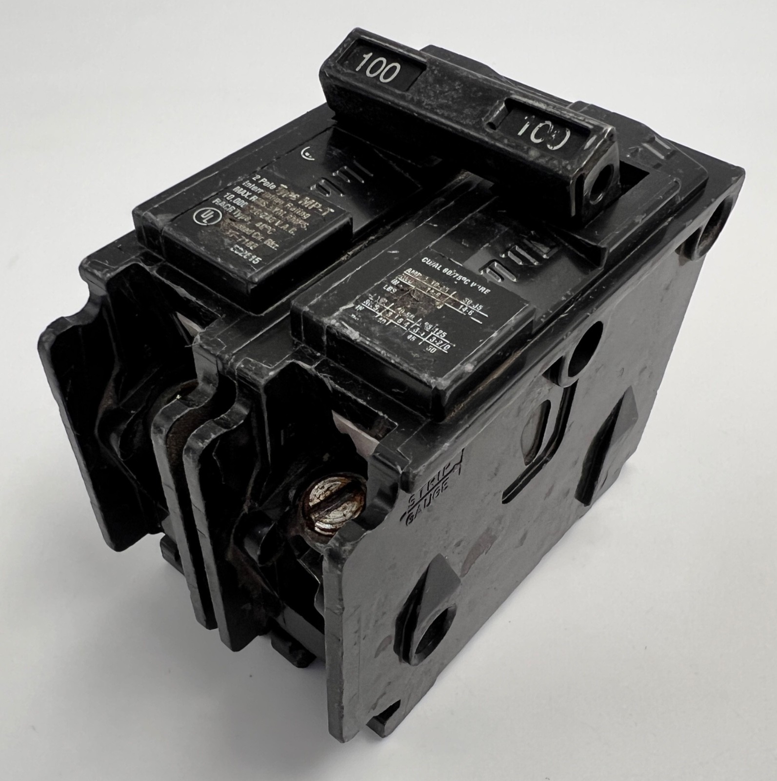 Murray MP2100 2 Pole 100 Amp Type MP-T Circuit Breaker