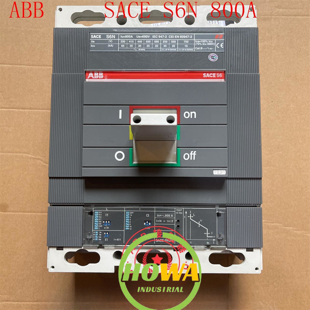 1/piece New ABB S6N800 Circuit Breaker SACES6N SACE S6N 3P 800A