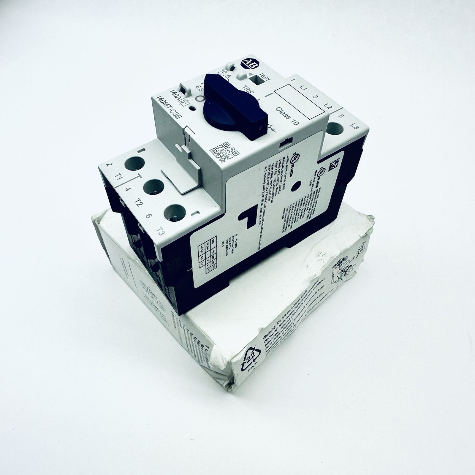 AB 140MT-C3E-C10 Motor Protection Circuit Breaker, C Frame, 6.3-10A