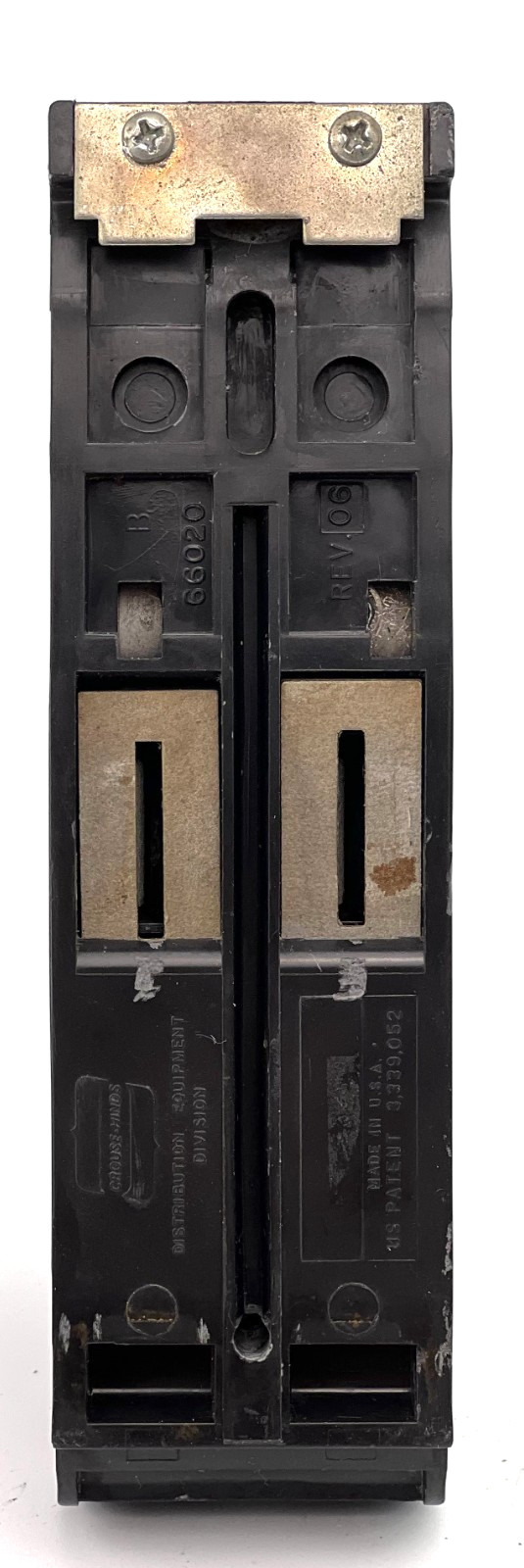 Murray Crouse-Hinds 200 Amp 2 Pole Circuit Breaker MD2200V Face Down — WEAR READ