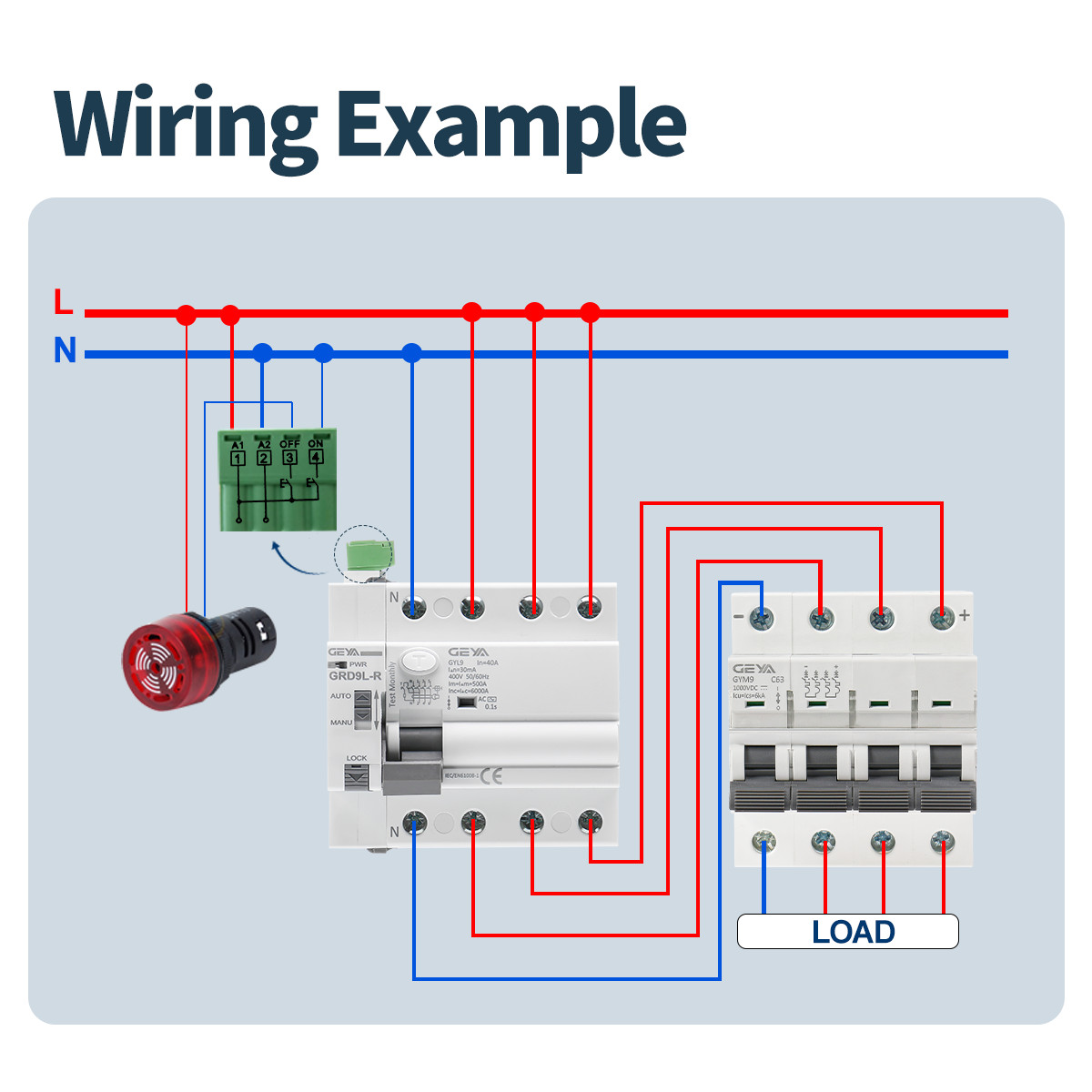 ELCB Auto Recloser 4P AC230V DC12/24/48V Reclosing Device Self-Reclosing RCCB