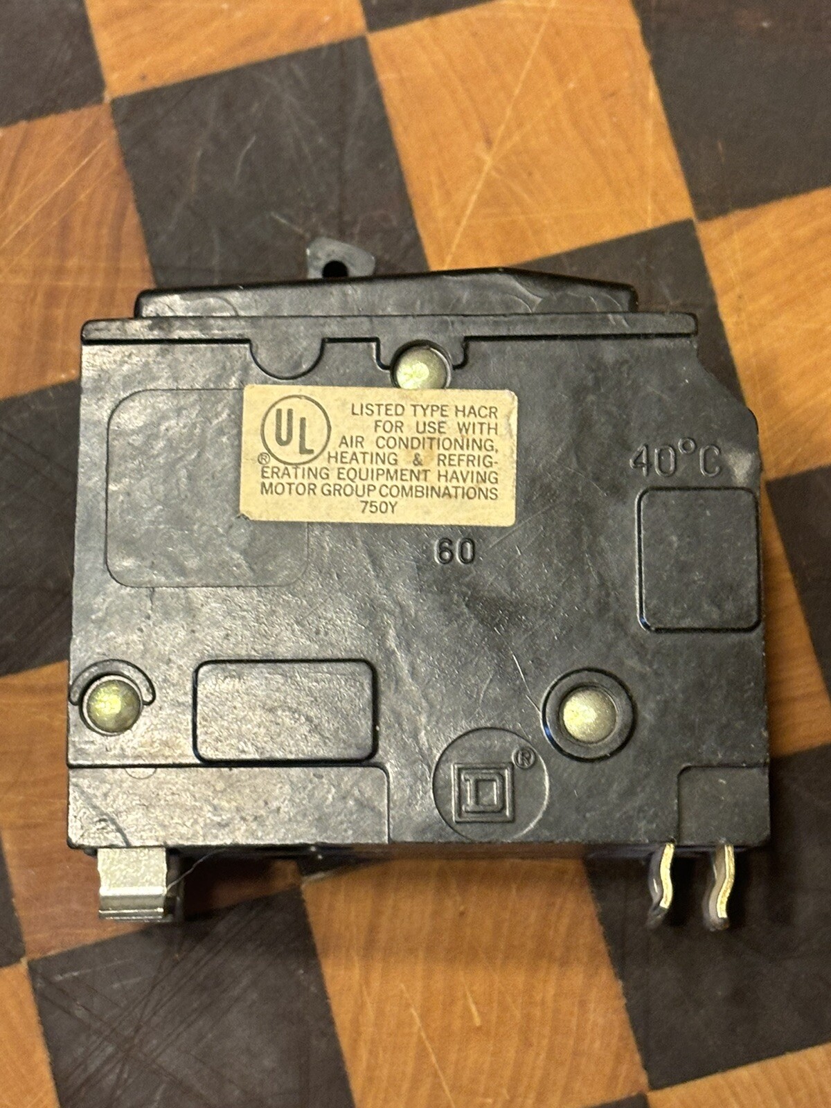 NEW Square D PUSH-IN QO240CP QO 40 Amp Two-Pole Circuit Breaker Plug-In Mount
