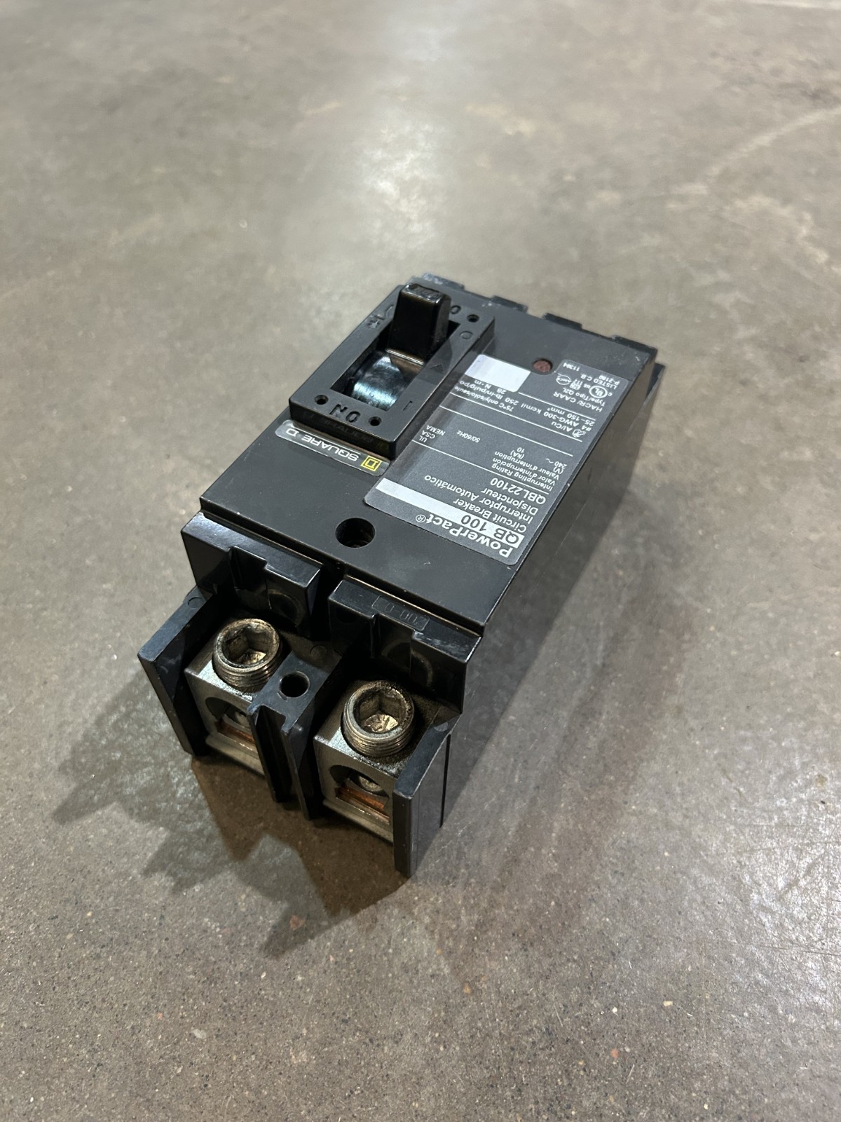 Square D 2 Pole Circuit Breaker – 100Amp (QBL22100)