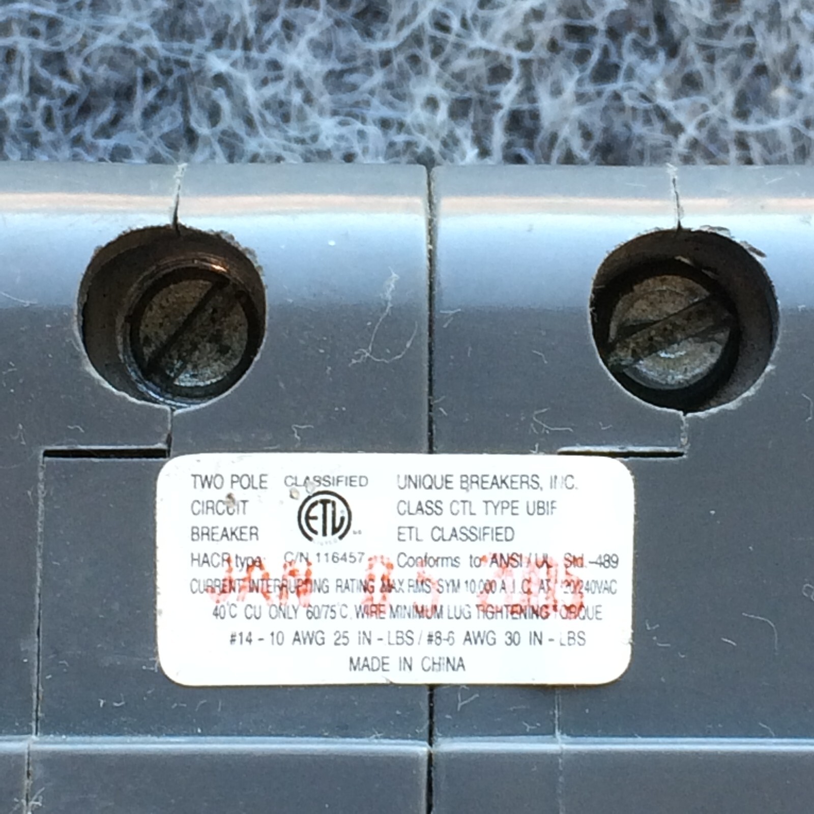 Connecticut Electric UBIF-230N Federal Pacific NA230 Replacement 2P 30A UBIF230