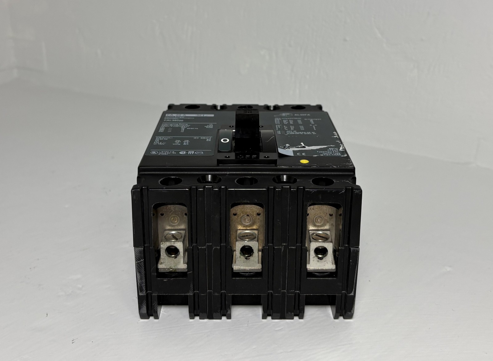 Square D FAL36020 20A Circuit Breaker Green Label 480/600V FAL 3 Pole 20 Amp