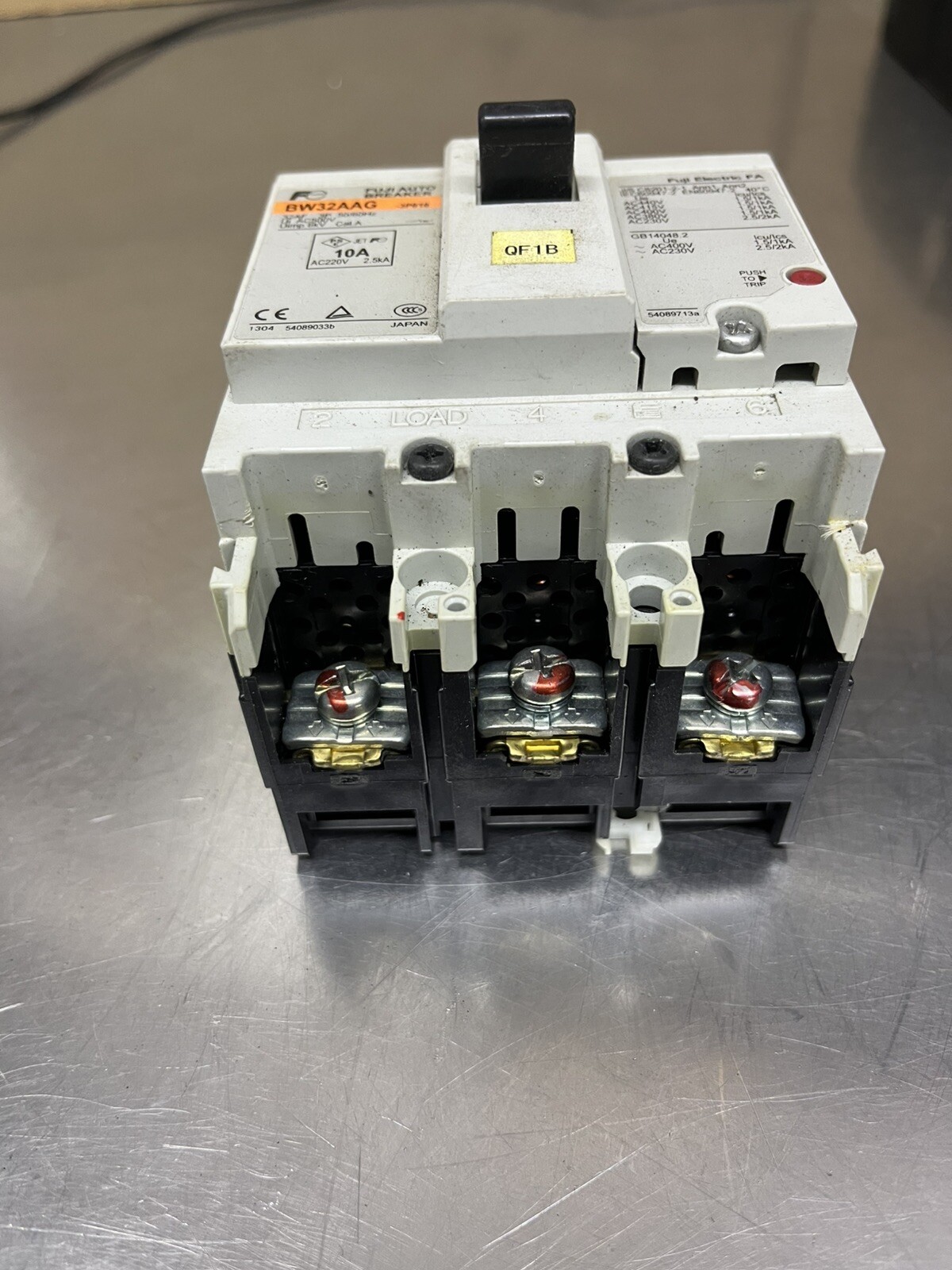 Fuji Electric BW32AAG Auto Breaker 3 Pole 10 Amp 3P010 Made In Japan