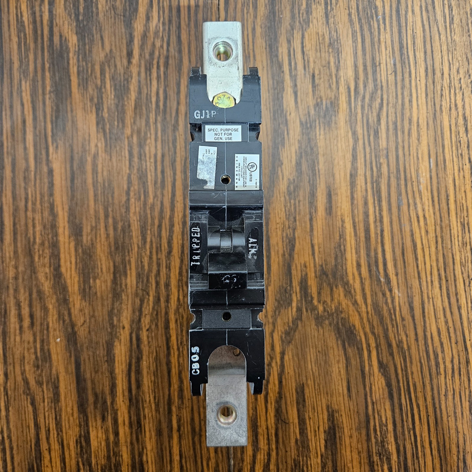 Heinemann GJ1P 1 Pole, 225 A, 65VDC Circuit Breaker