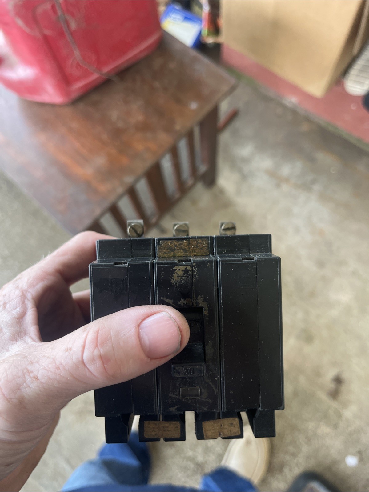 Square D EHB34030 3 Pole Circuit Breaker