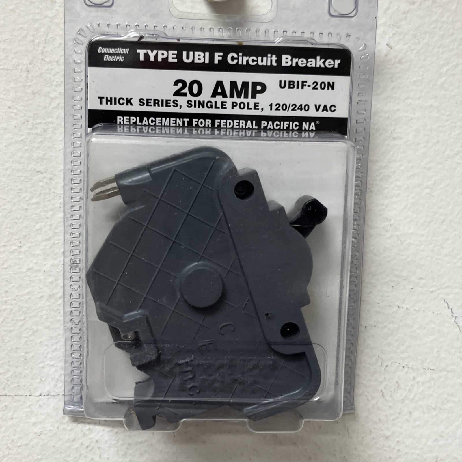 VPKUBIF Thick 20 Amp 1/2 in. 1-Pole Federal Pacific Stab-Lok Type NA Replacement