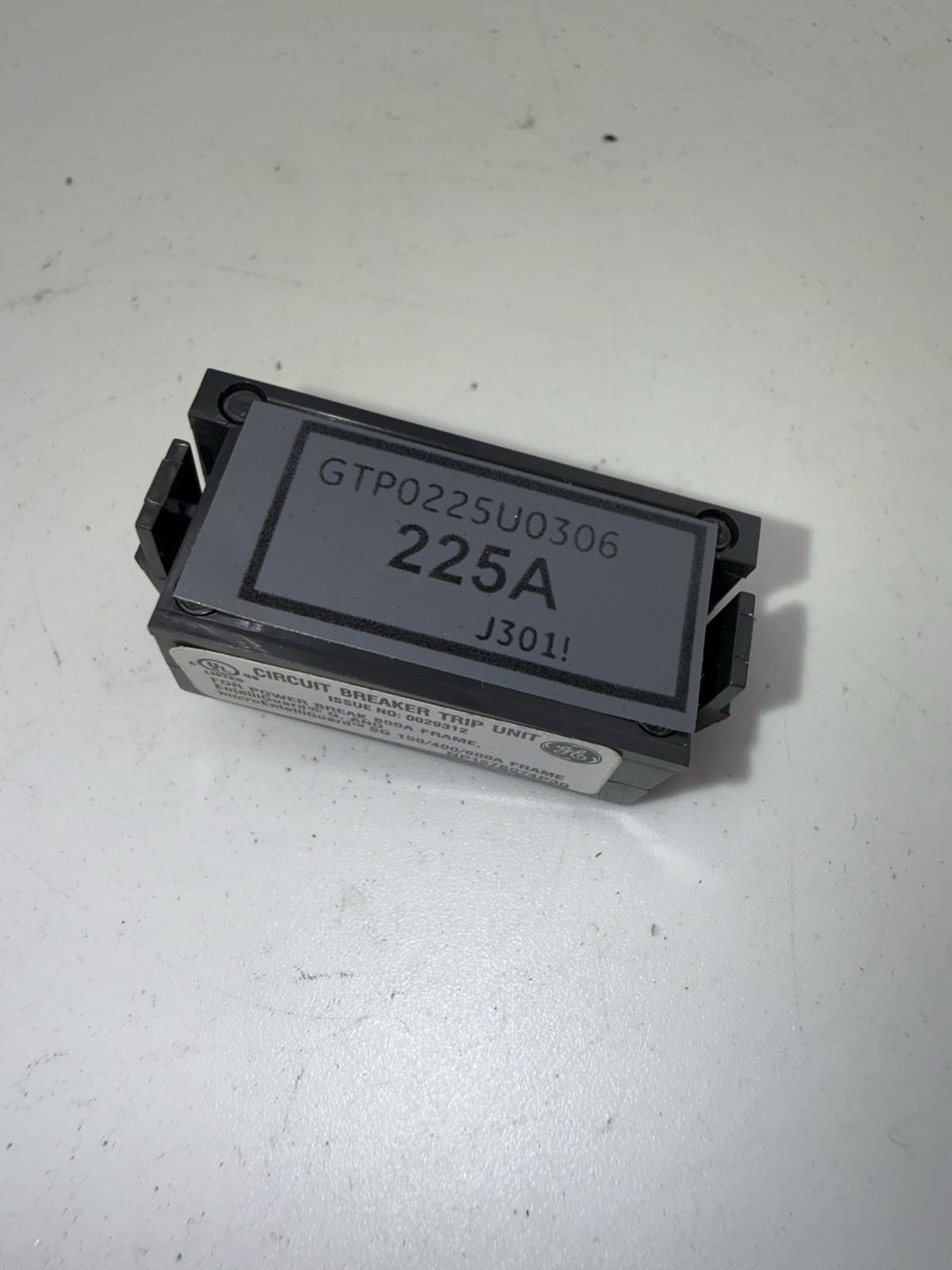 GE Spectra EntelliGuard TU GTP0225U0306 225amp circuit breaker rating plug New!