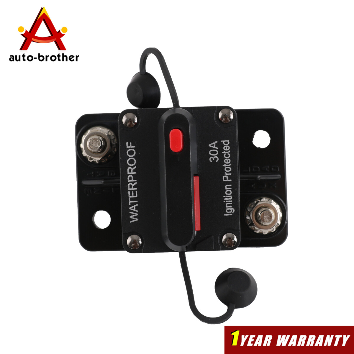 Manual Reset Switch Circuit Breaker Audio Fuse 30A-300A Amp 12V-48V DC Car Boat