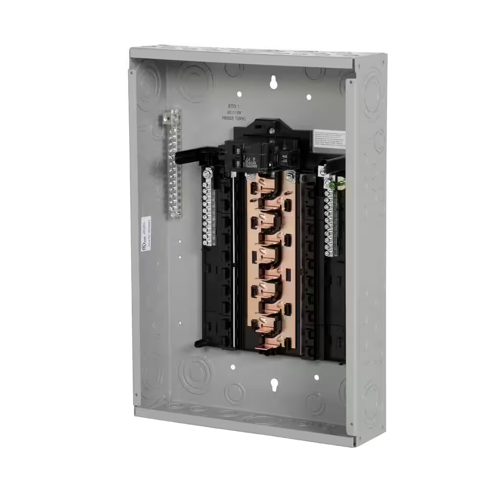 PN Series 100 Amp 20-Space 20-Circuit Main Breaker Plug-On Neutral Load Center I