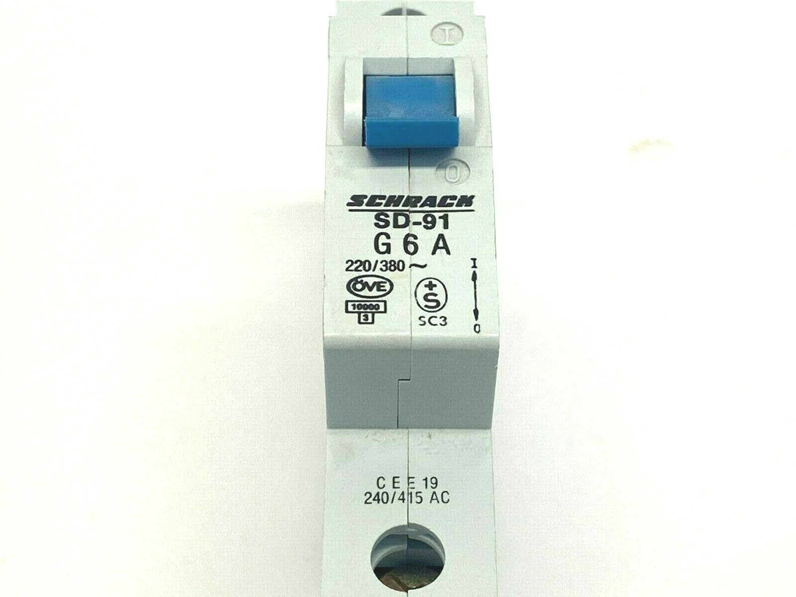 Schrack SD-91 G 6A Circuit Breaker 1P 220/380V