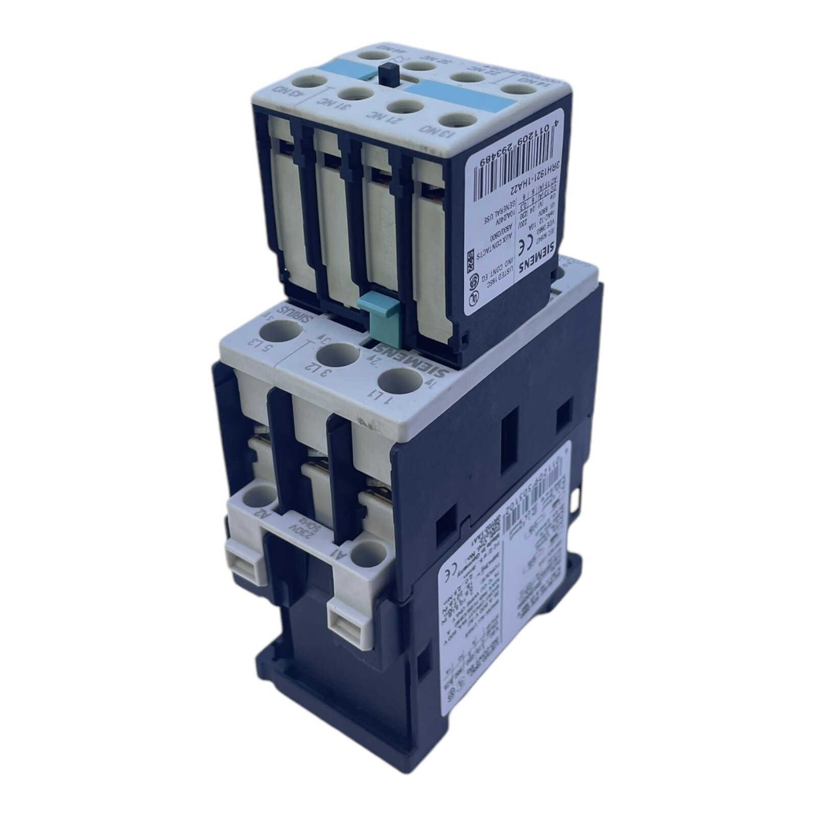 Siemens 3RT1025-1AP04 Circuit Breaker 3RH1921-1HA22 Siemens 3RT1025-1AP04 3RH1