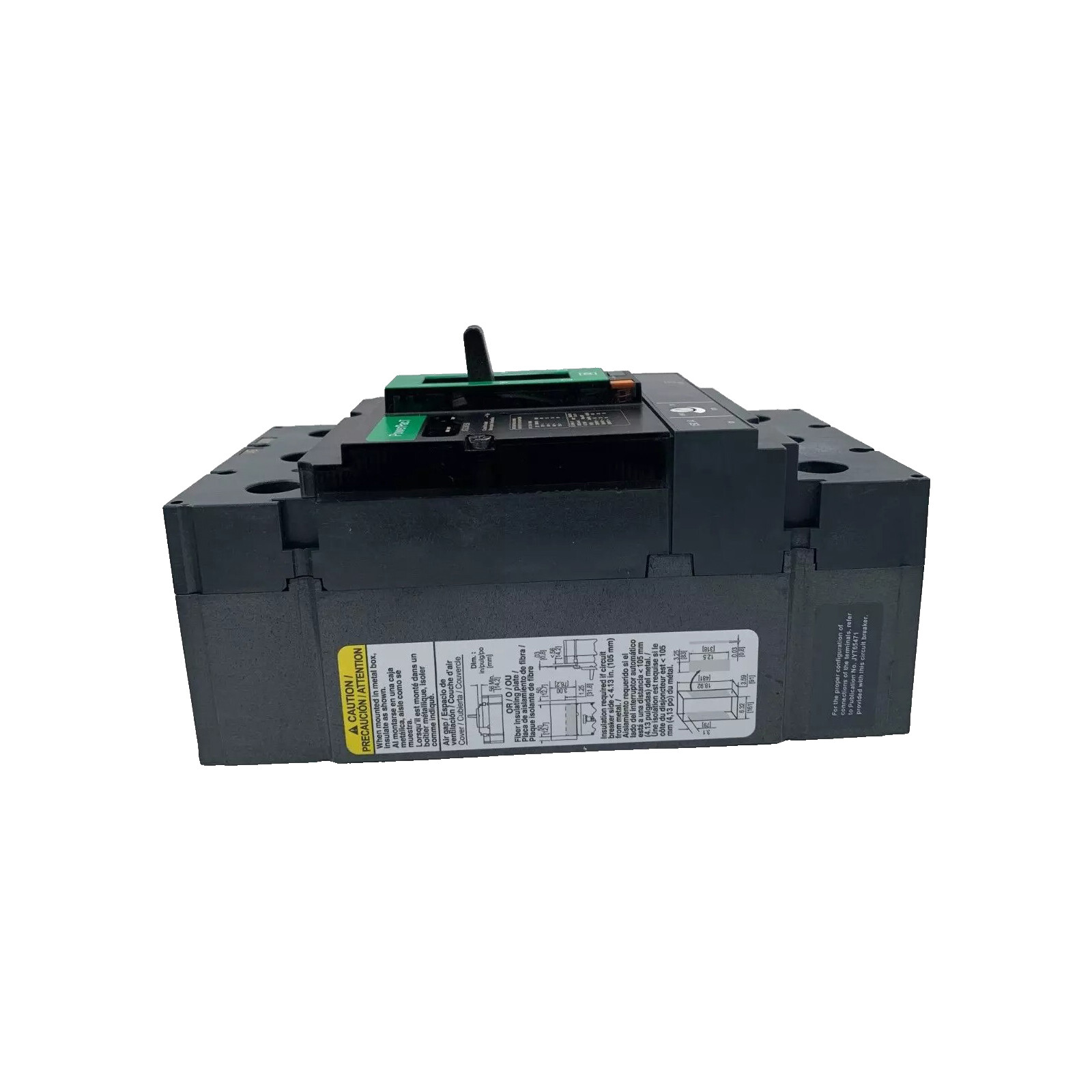 NIB – Square D – JGL36150 – 150A, 3-Pole Powerpact J Circuit Breaker