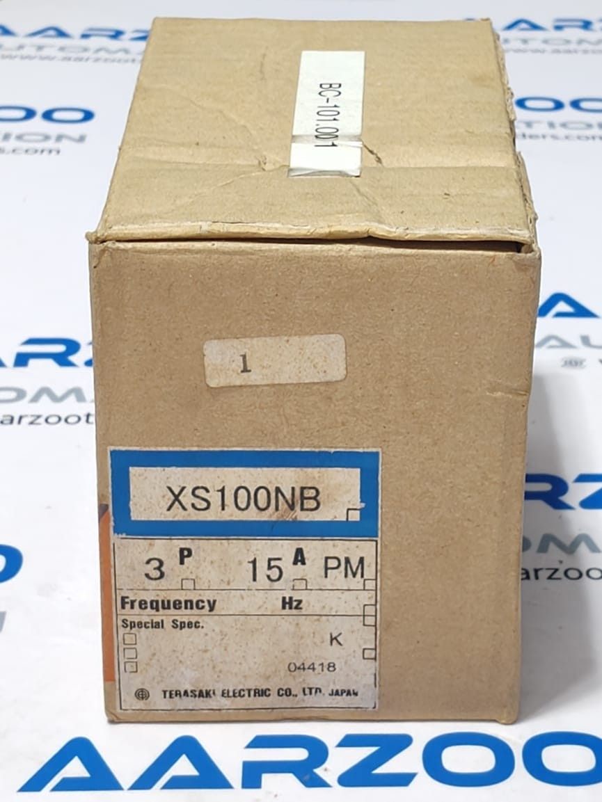 NEW TERASAKI XS100NB 3 POLE 15 AMP TemBreak CIRCUIT BREAKER AC600V 50~60Hz