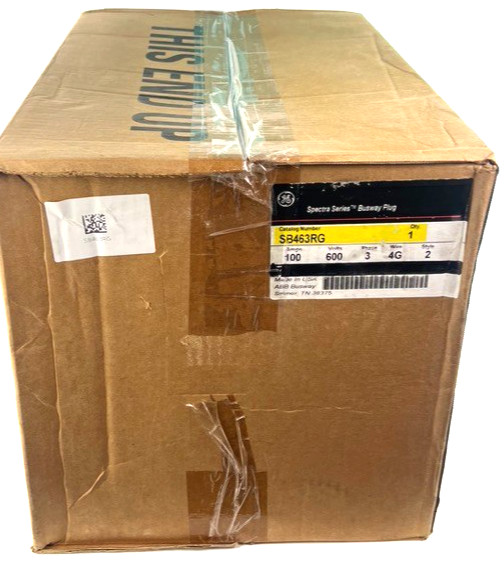 GE SB463RG Busway Circuit Breaker Plug 100 Amp 3 Phase 480/600V 100A — NIB READ