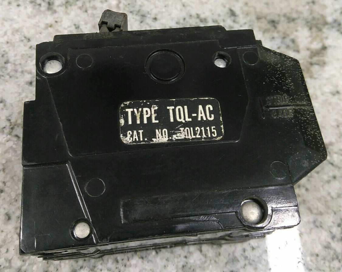 GE /BREAKER/TQL2115/15A/2P/ 120/240VA/TYPE TQL-AC/GROVE/USE/L201