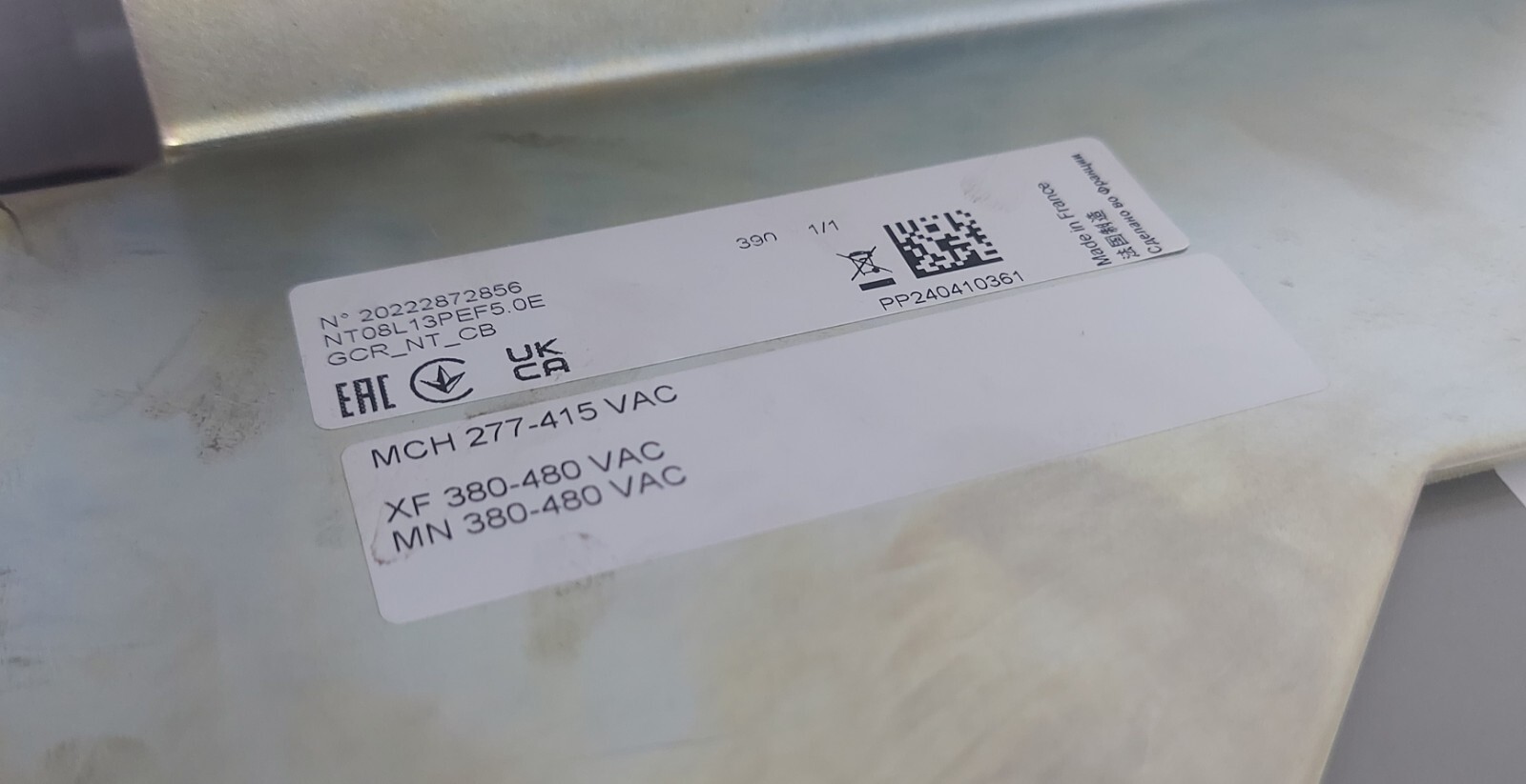 NEW SCHNEIDER MICROLOGIC 5.0 MASTERPACT NT08L1 13PEF5.0E Ui1000V TAIWAN