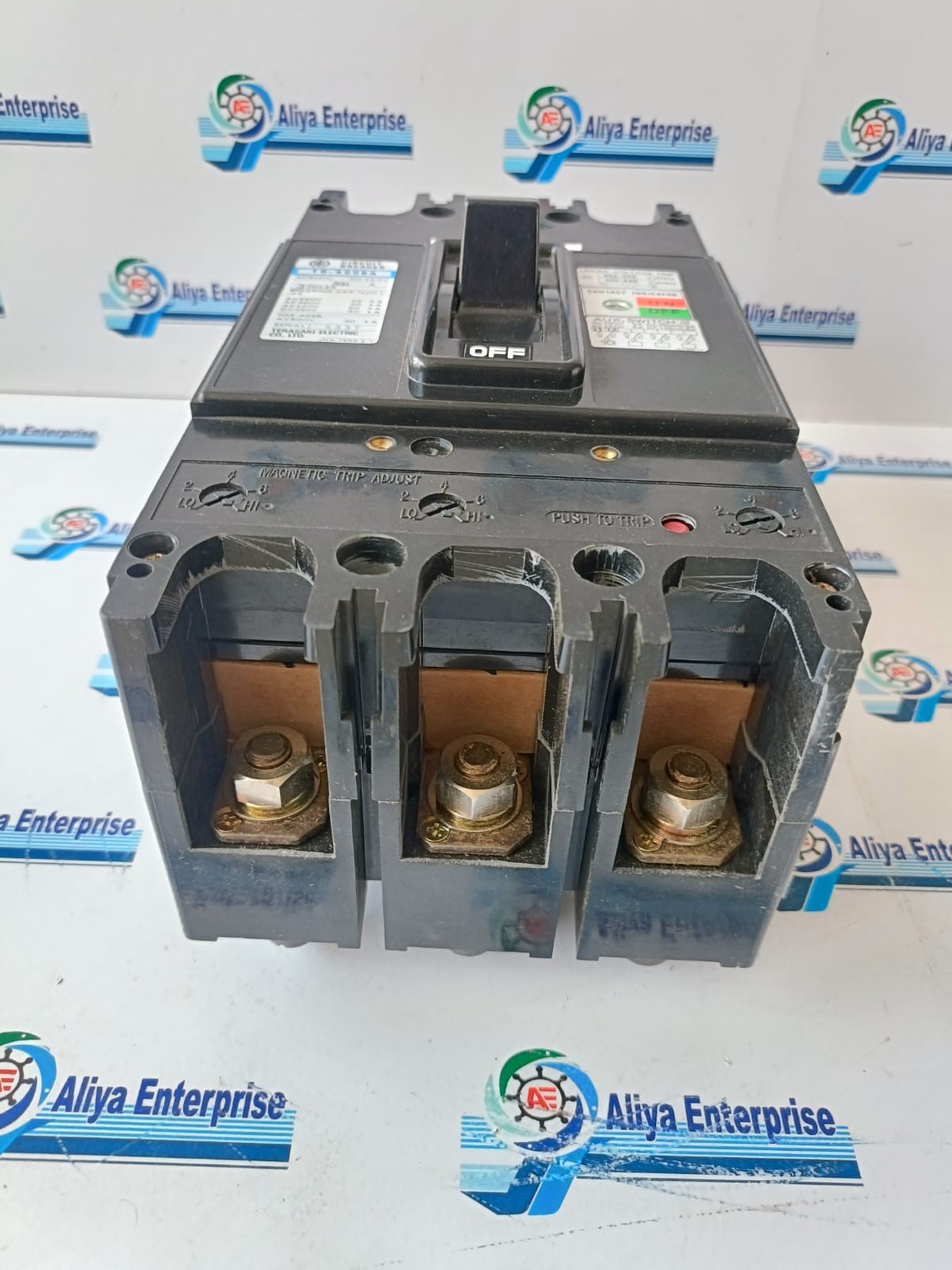 TERASAKI TO-400BA 300A 3POLE CIRCUIT BREAKER UNDER VOLTAGE TRIP 380-440V FREE SH