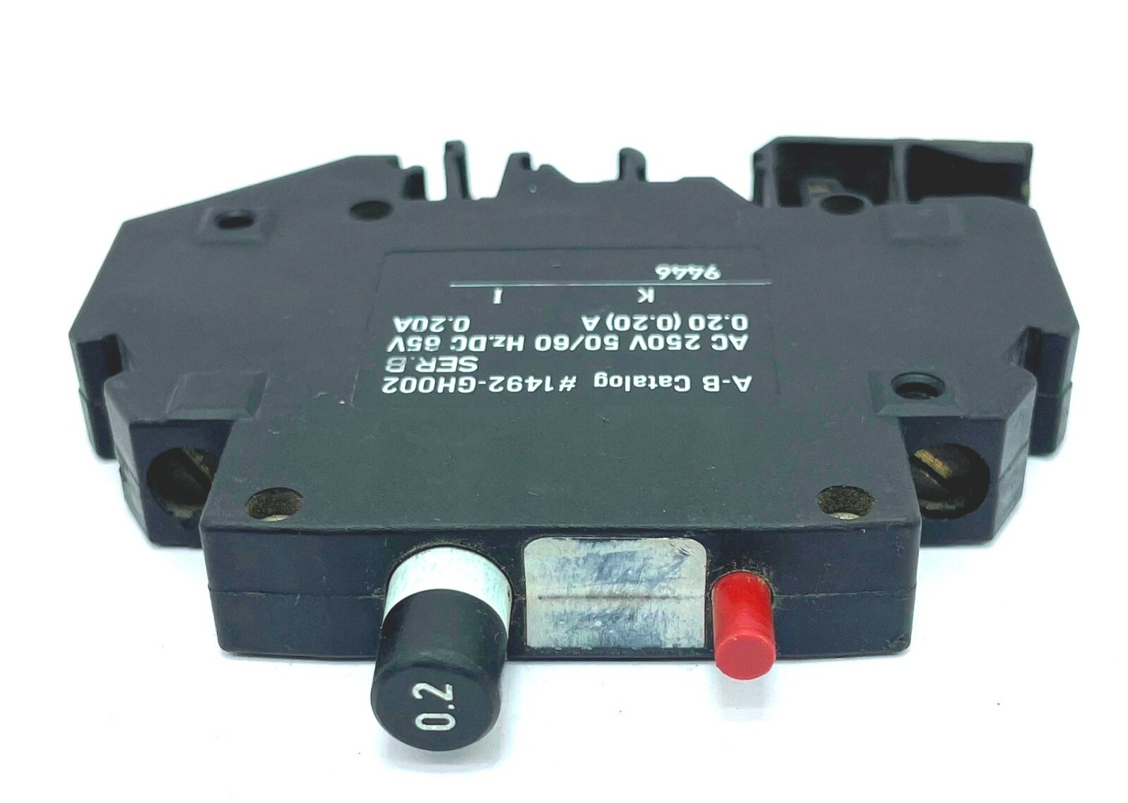 Allen Bradley 1492GH002 Miniature Circuit Breaker Bulletin 1492-GH 0.20A DC 65V