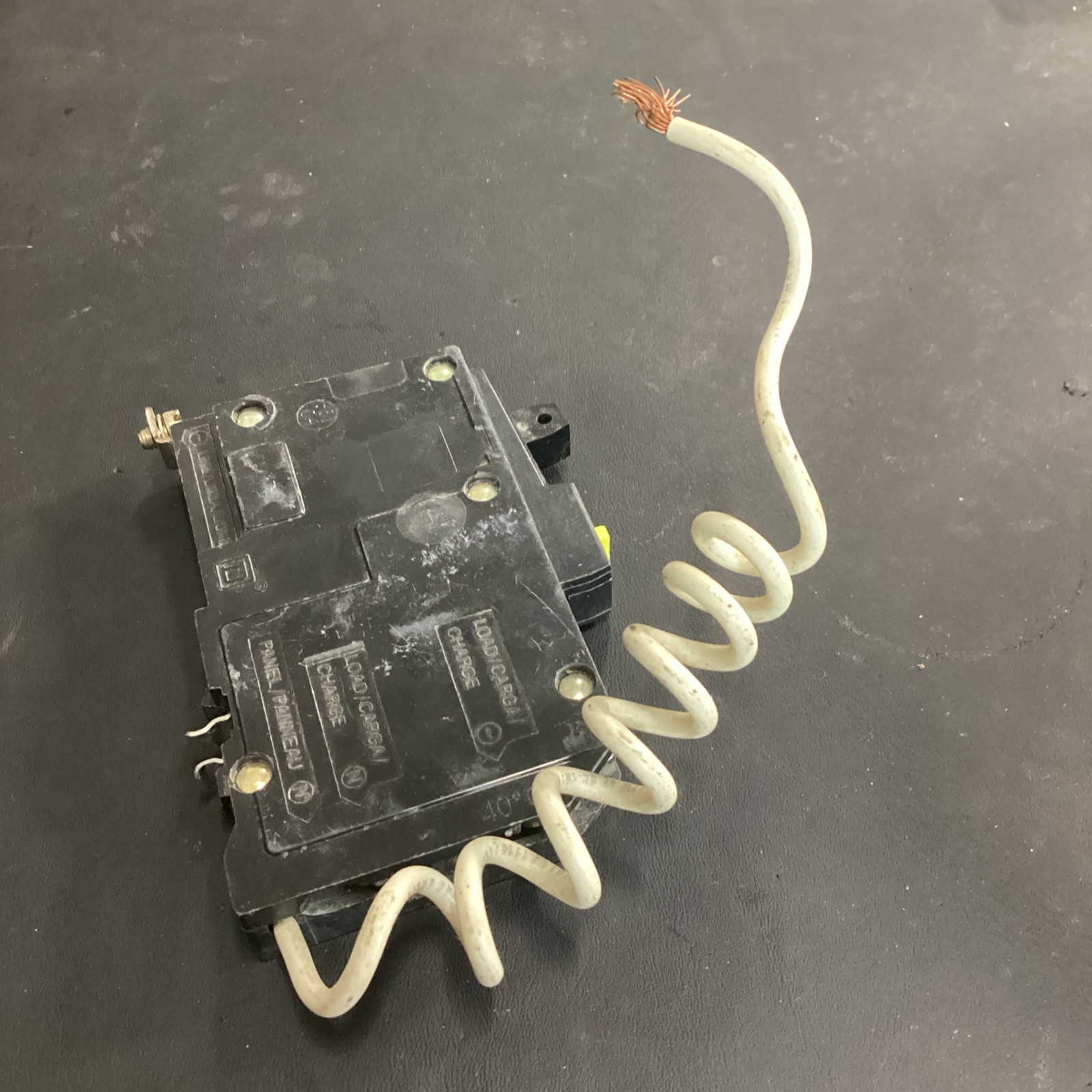 Used Square D QOB120GFI 20A Single Pole Circuit Breaker 120V GFI