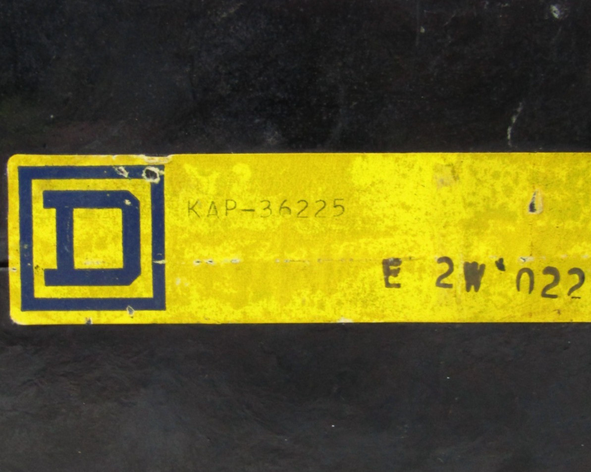 🙌 SQUARE D 225 AMP CIRCUIT BREAKER 600 VAC 250 VDC 3 POLE KAP-36225