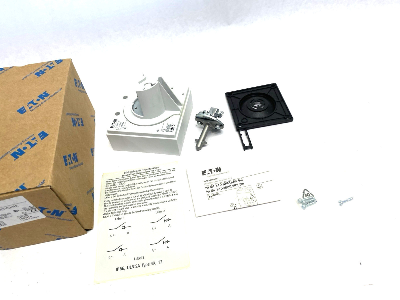 Eaton NZM2-XTVD-NA Moeller Series Door Coupling Accessory Kit MISSING HANDLE MOD