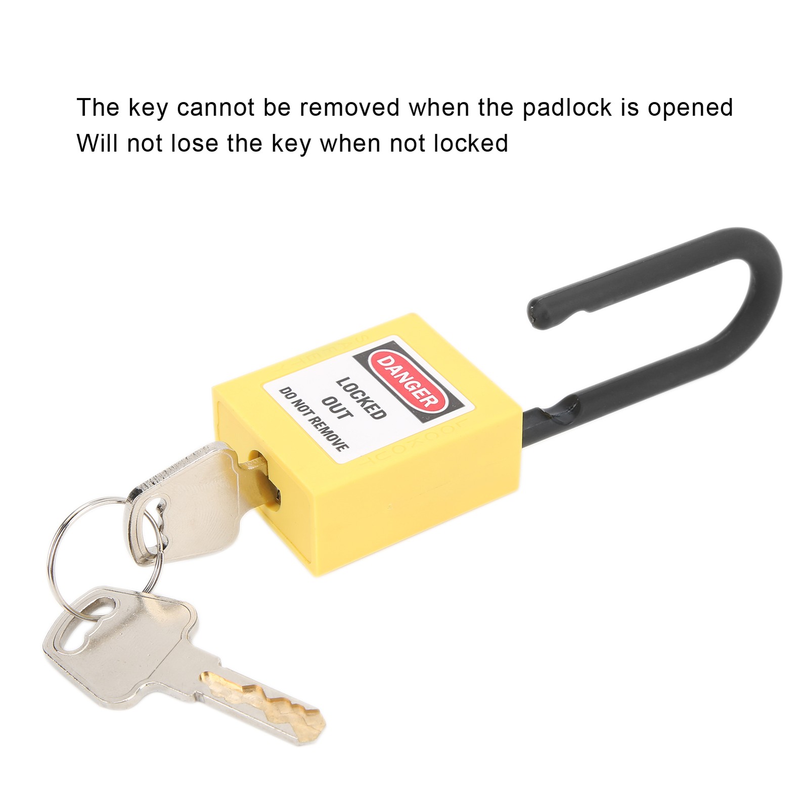 38mm Lockout Lock Nylon Industrial Engineering Insulation Security Dustproof De