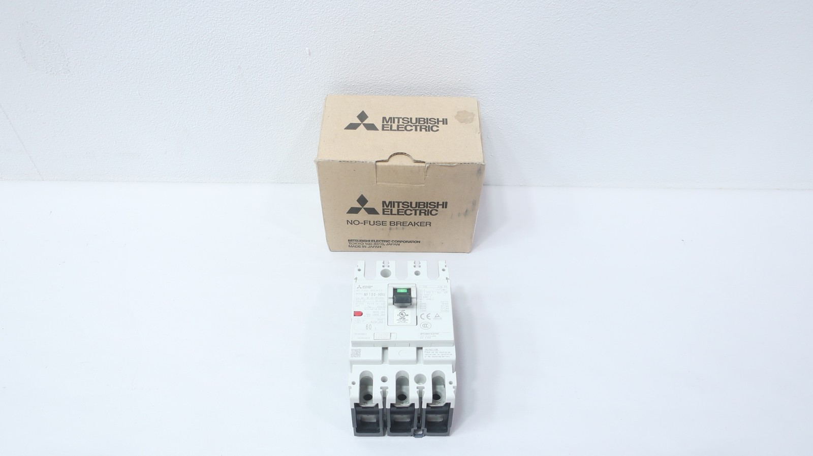 Mitsubishi NF100-HRU Molded Case Circuit Breaker 480v-ac 3p 60a Amp