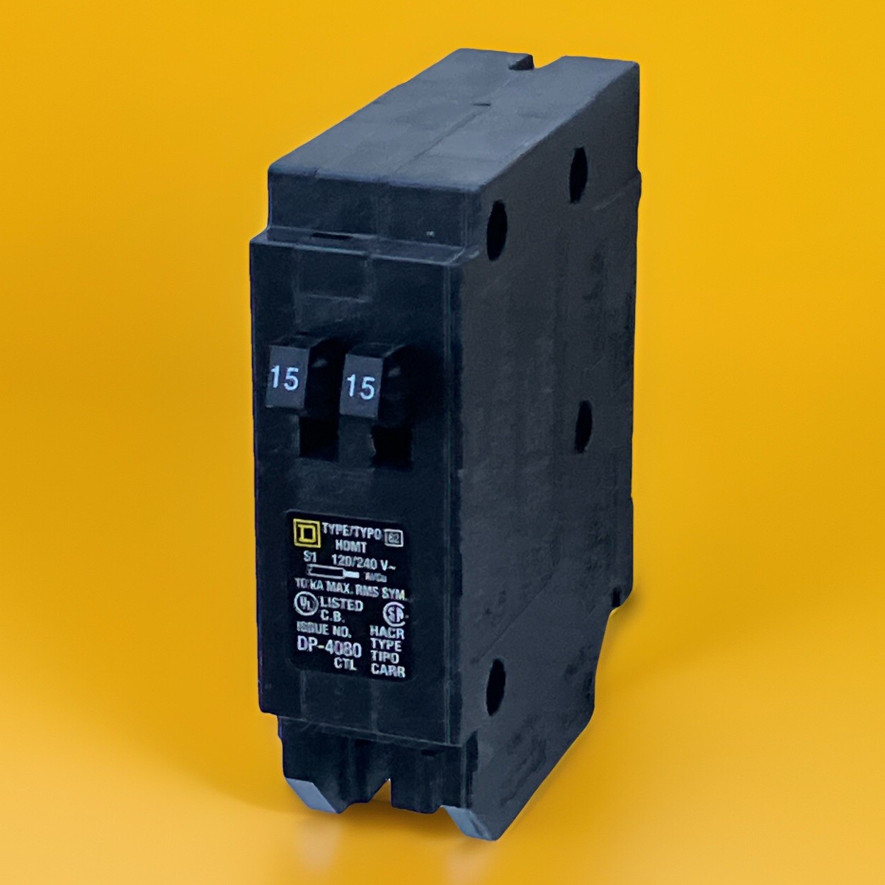 Square D Homeline 15A Twin 1PTandem Circuit Breaker HOMT1515 15/15 AMP New!!