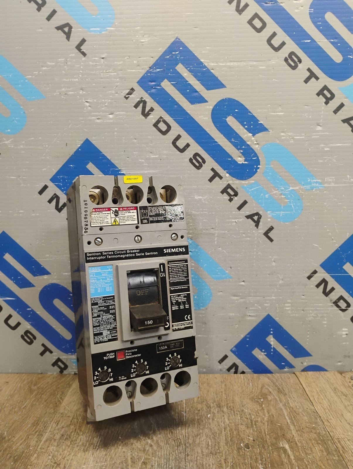 SIEMENS FXD63B150 SER.C CIRCUIT BREAKER 150A 600V