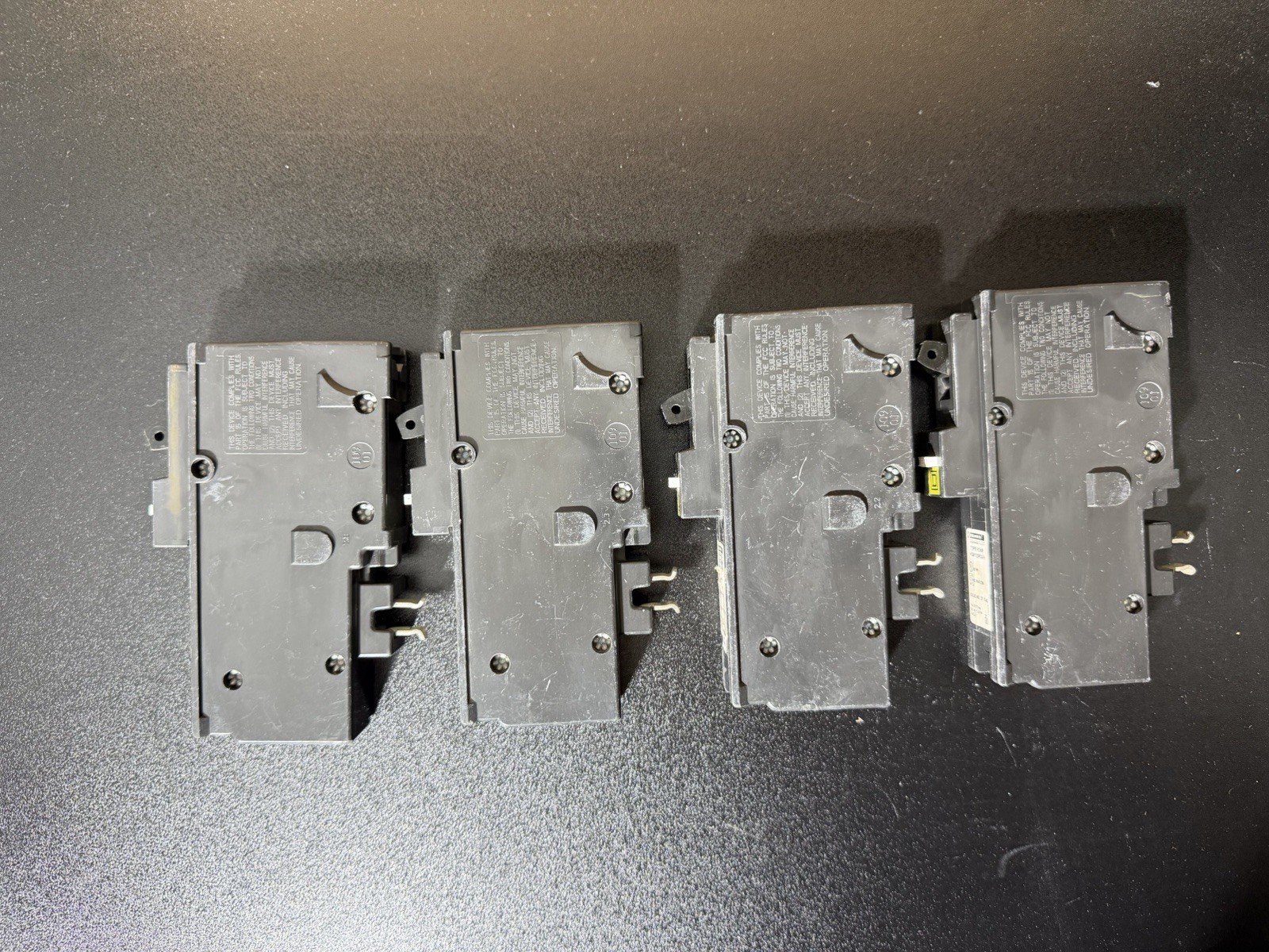 Square D HOM120PCAFI 20A AFCI Circuit Breaker, 1-Pole, 120V, 4 Pack