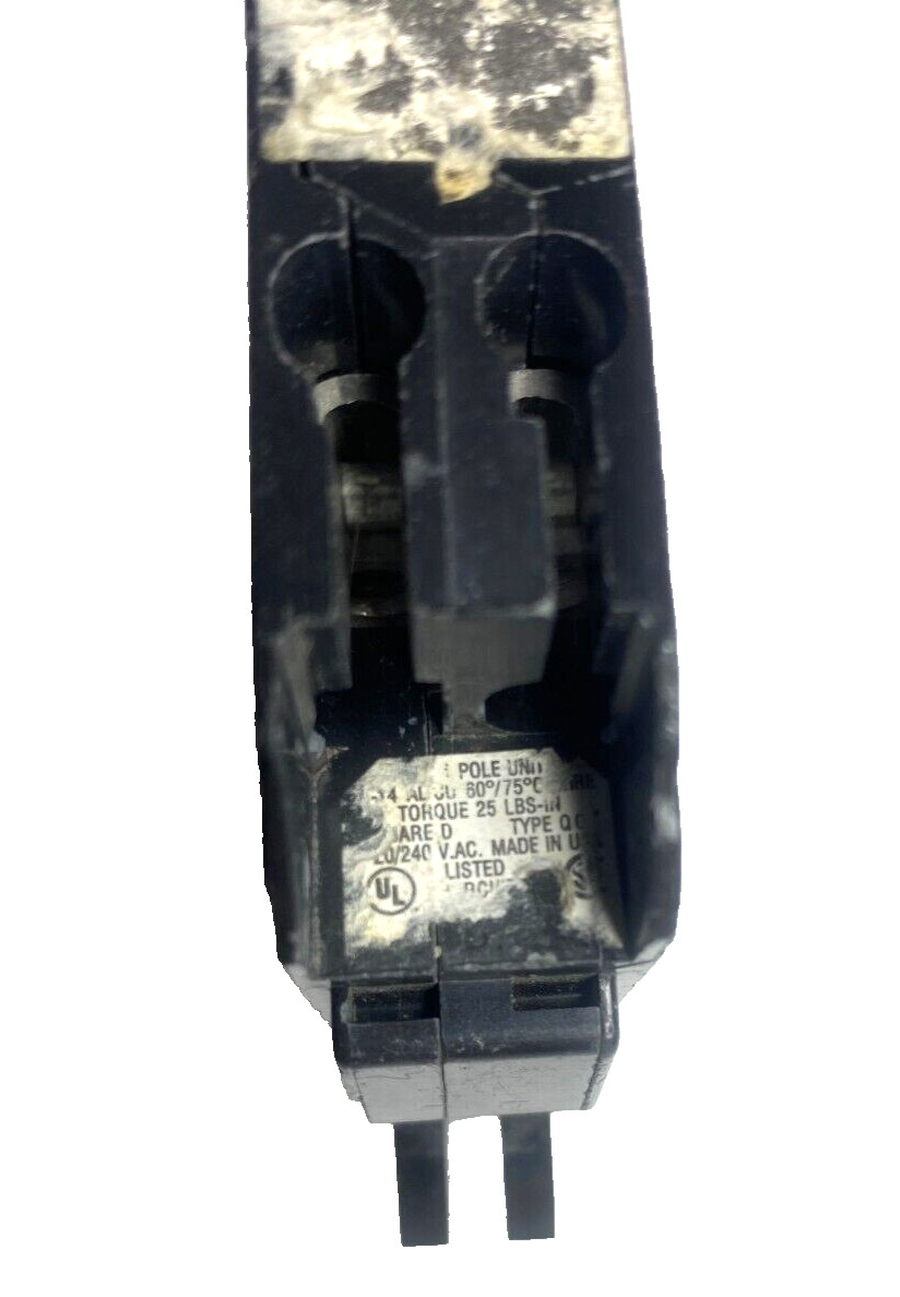20A Square D QOT2020 Tandem Breaker 20 Amp 1Pole Plug In Mount 10ka 120/240 HACR