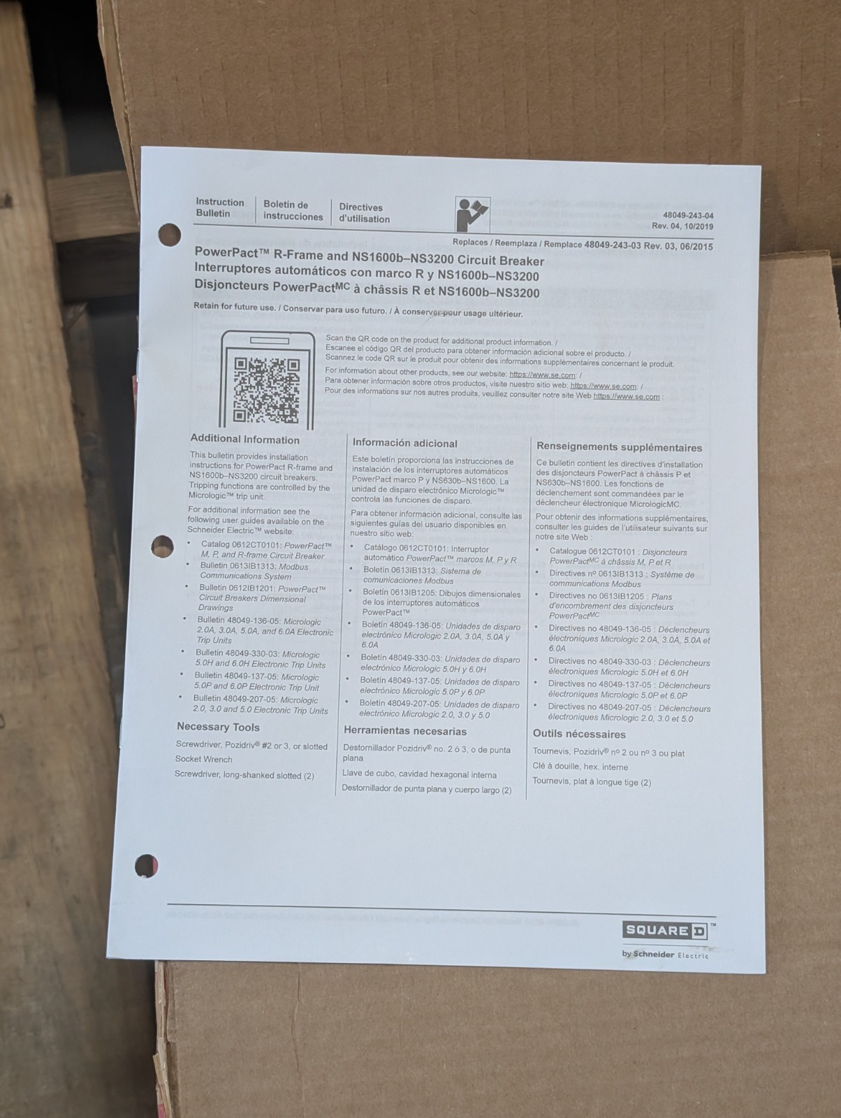 NEW 1000A Schneider RJA36100CU44A PowerPact I-Line Circuit Breaker 600VAC