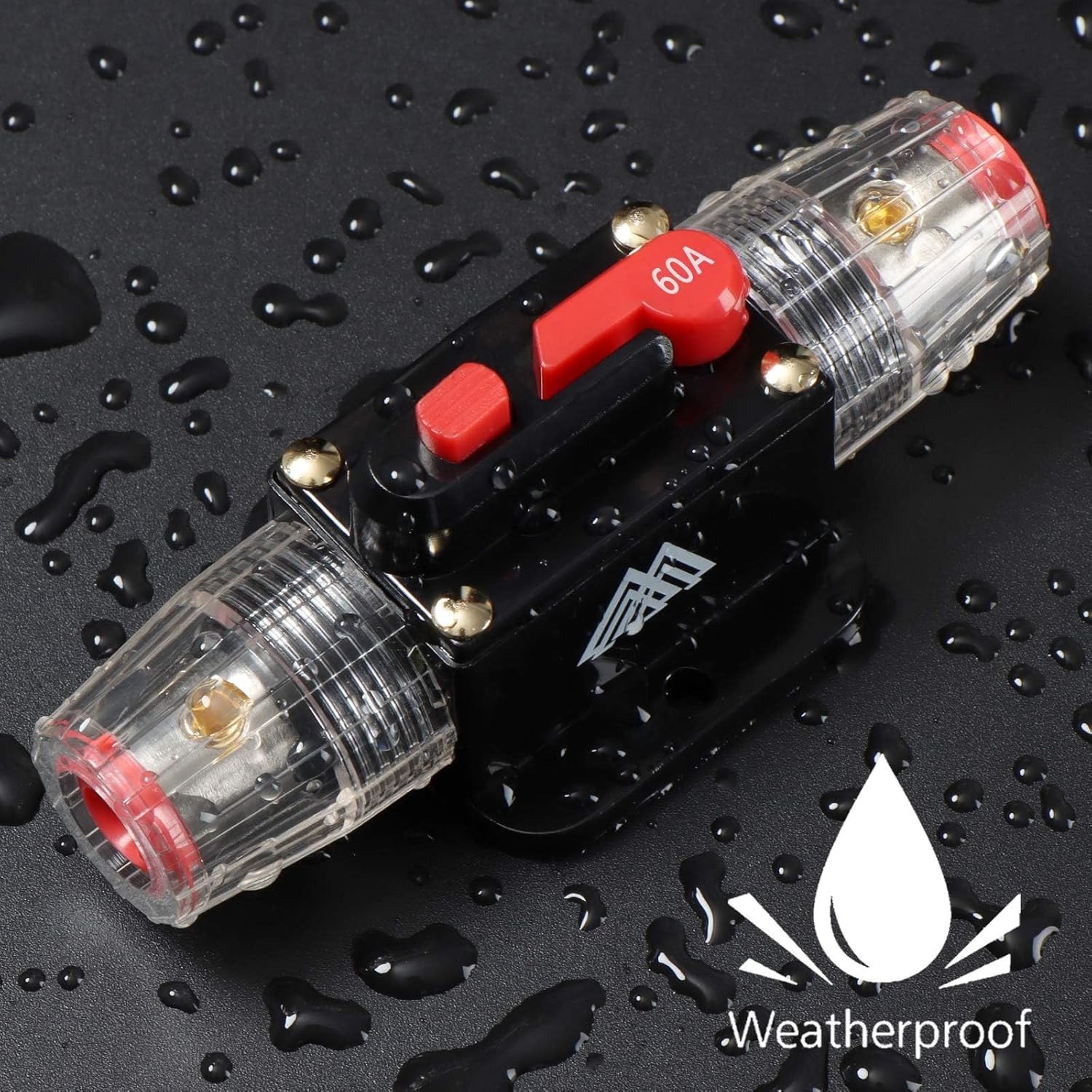 60 Amp Waterproof Circuit Breaker Switch for Car Marine RV Boat Truck 12V-48V