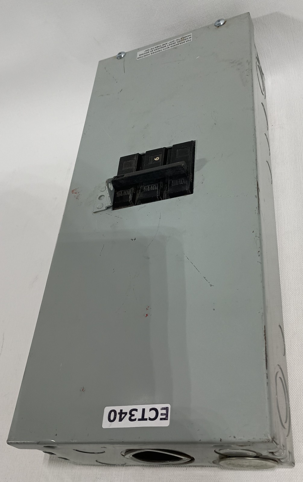 50A Breaker Disconnect Indoor Three Phase Crouse-Hinds TQL32050 E13207 LP00306 M